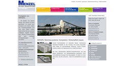 Desktop Screenshot of menzel-betonbausysteme.de